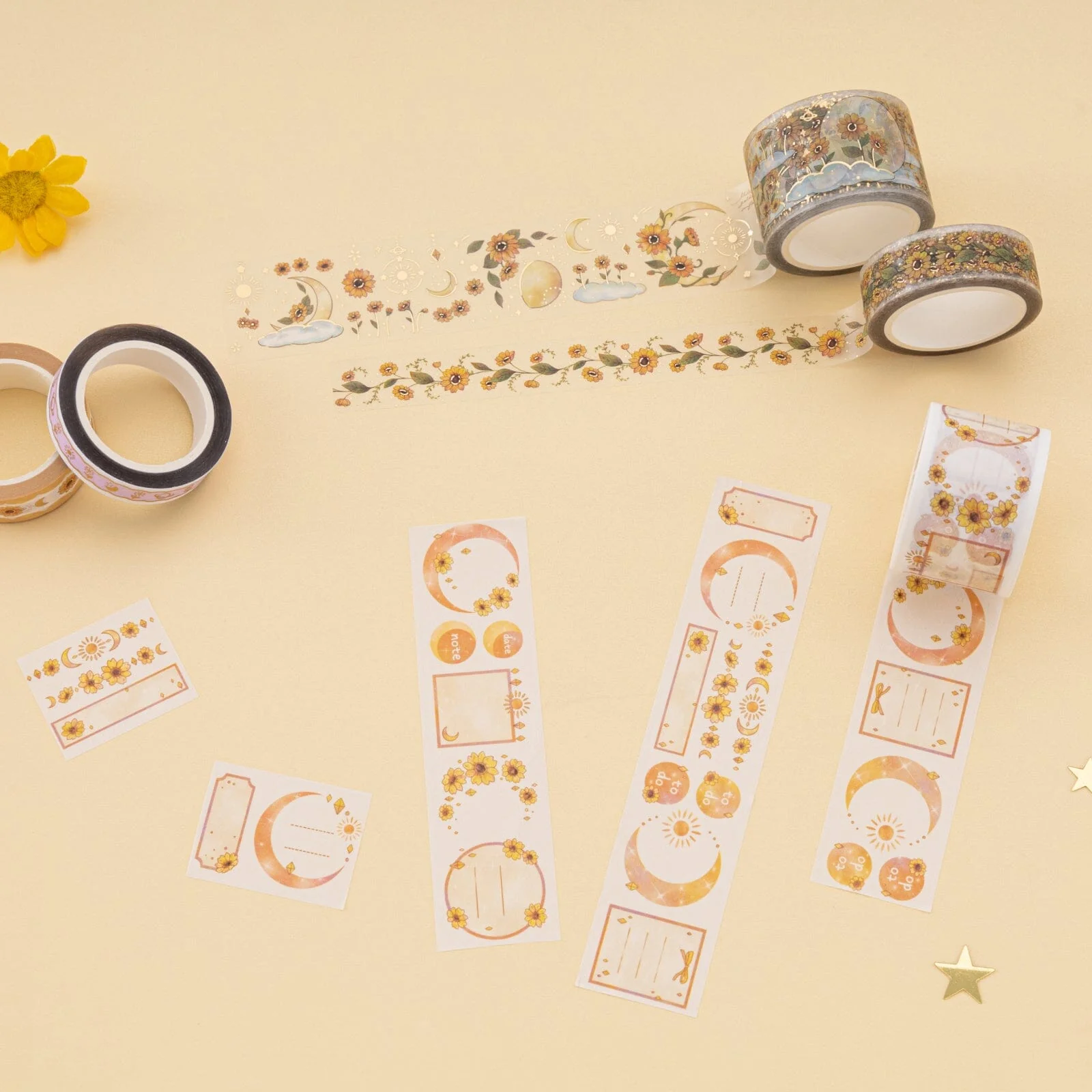 Tsuki ‘Summer Moonflower’ Washi Tape Set ☾ - Image 12
