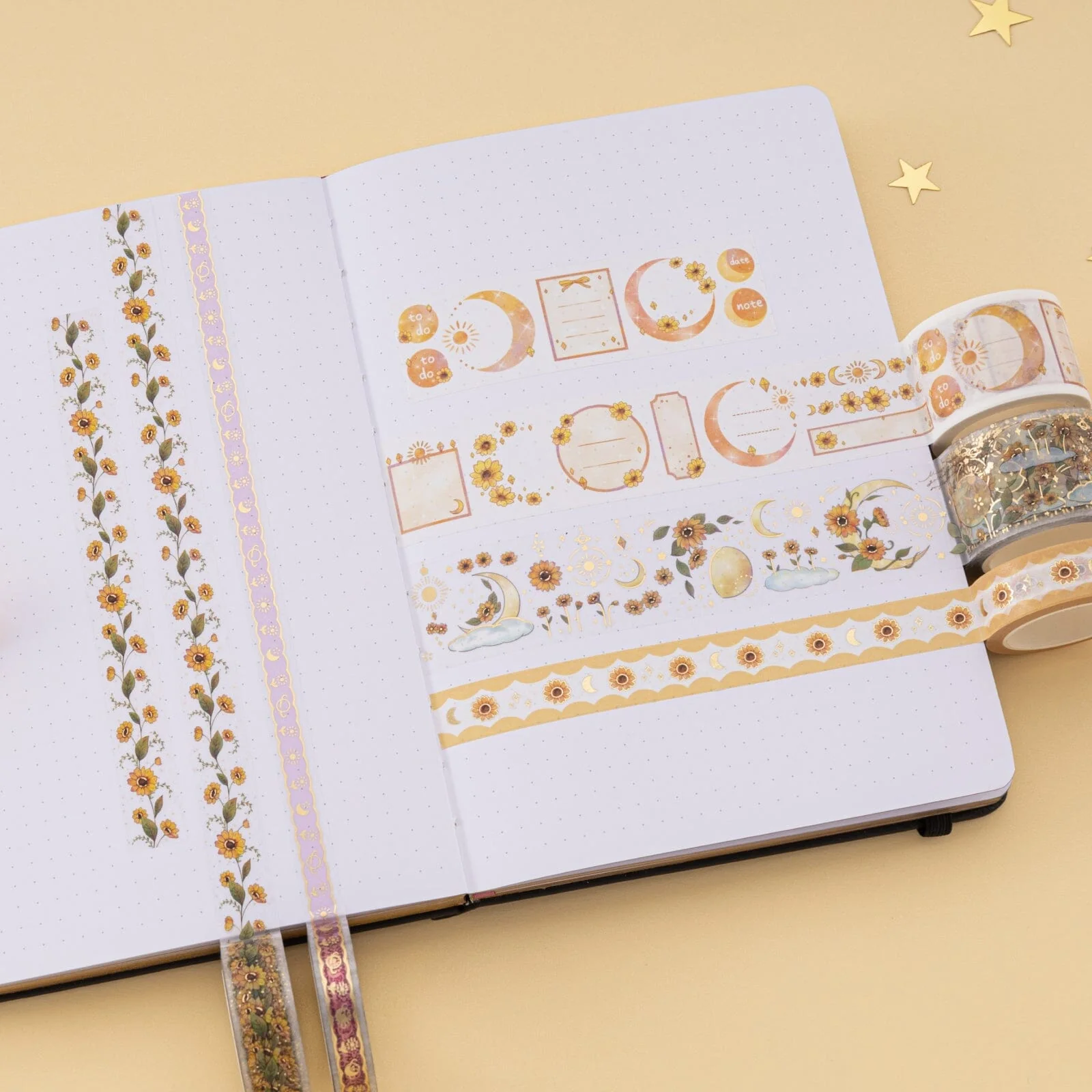 Tsuki ‘Summer Moonflower’ Washi Tape Set ☾ - Image 5