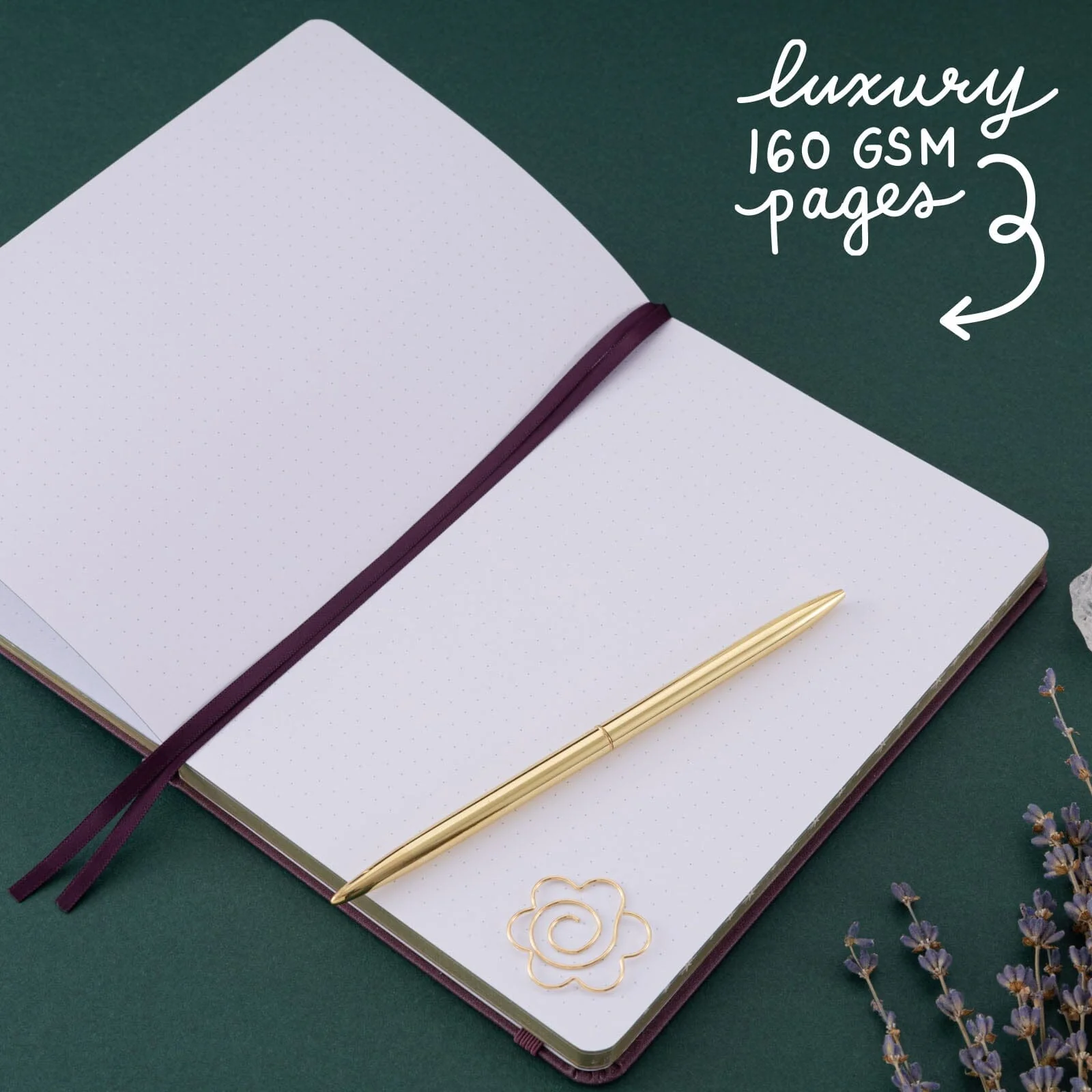 Tsuki ‘Summer Witch’ Limited Edition Glitter Linen Bullet Journal ☾ - Image 10