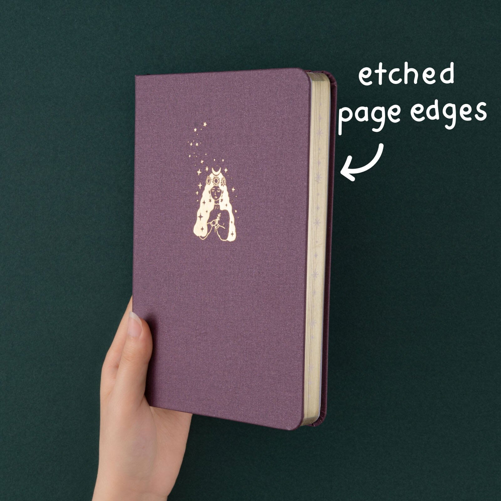 Tsuki ‘Summer Witch’ Limited Edition Glitter Linen Bullet Journal ☾ - Image 3