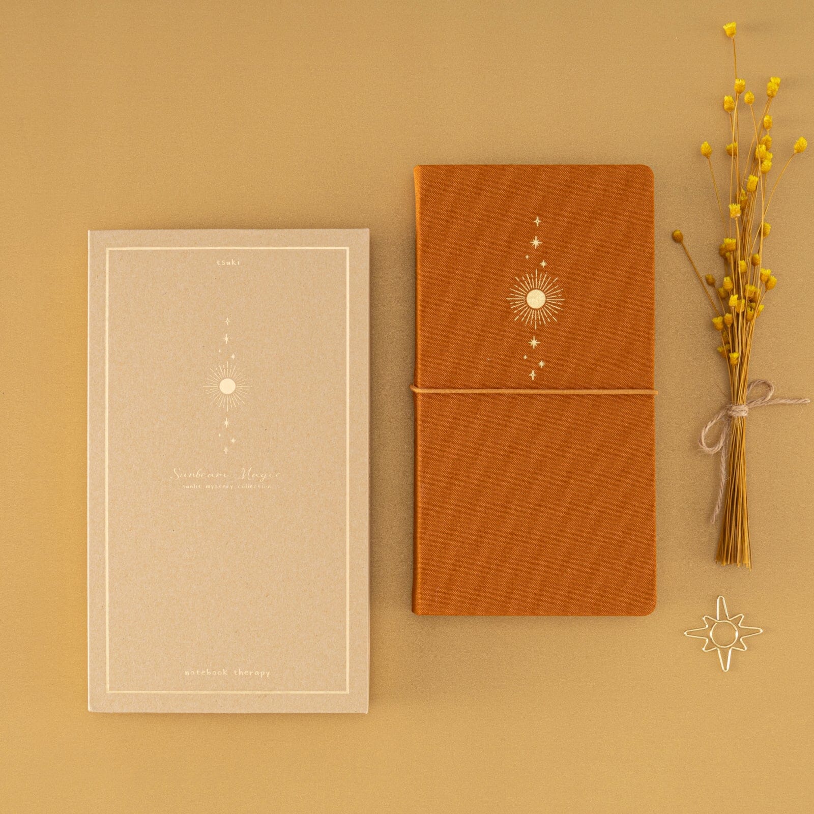 Tsuki ‘Sunbeam Magic’ Kraft Travel Notebook ☾ - Image 11