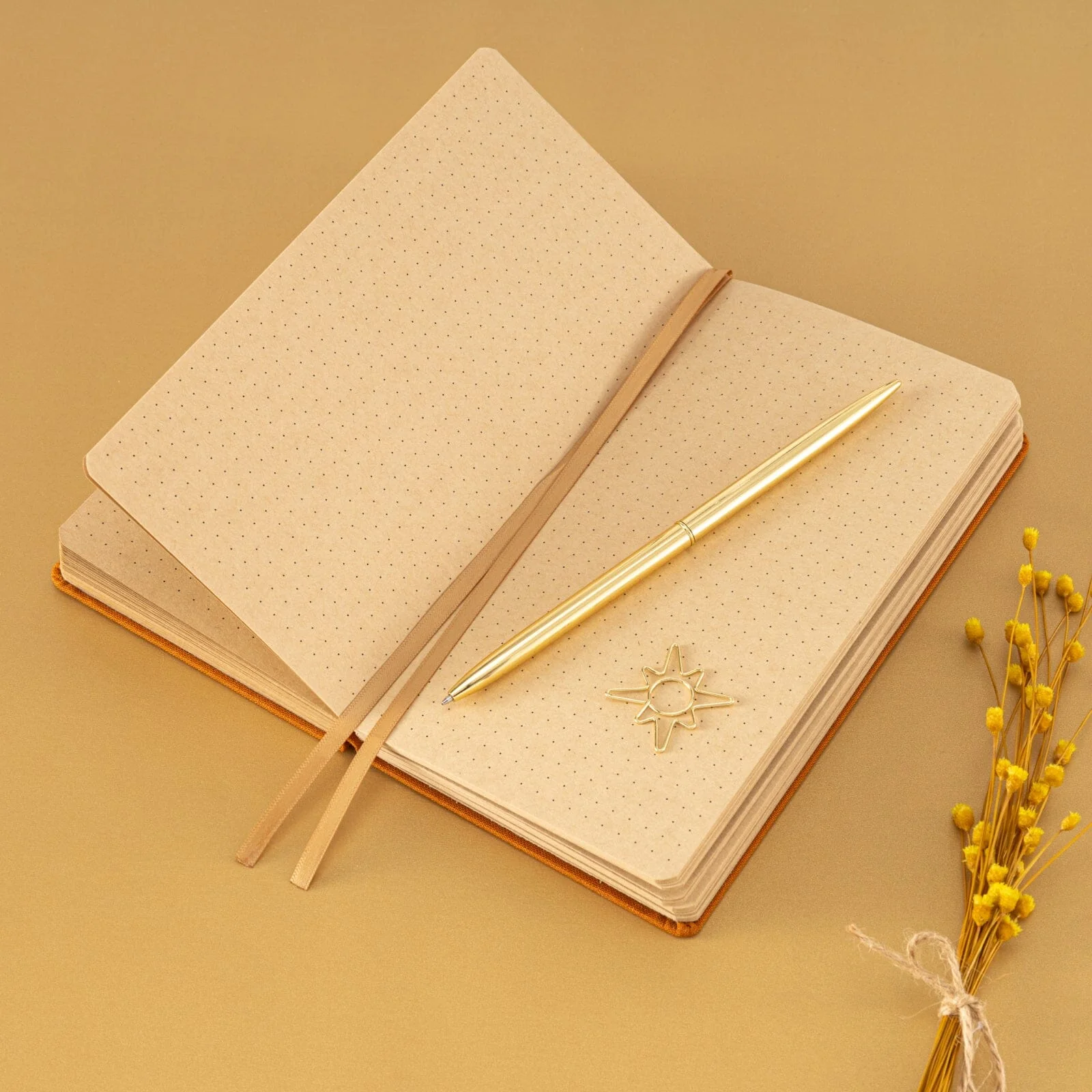 Tsuki ‘Sunbeam Magic’ Kraft Travel Notebook ☾ - Image 9