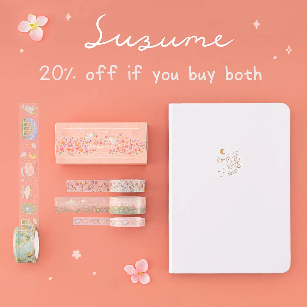 Tsuki ‘Suzume’ Washi Tape Set ☾ - Image 4