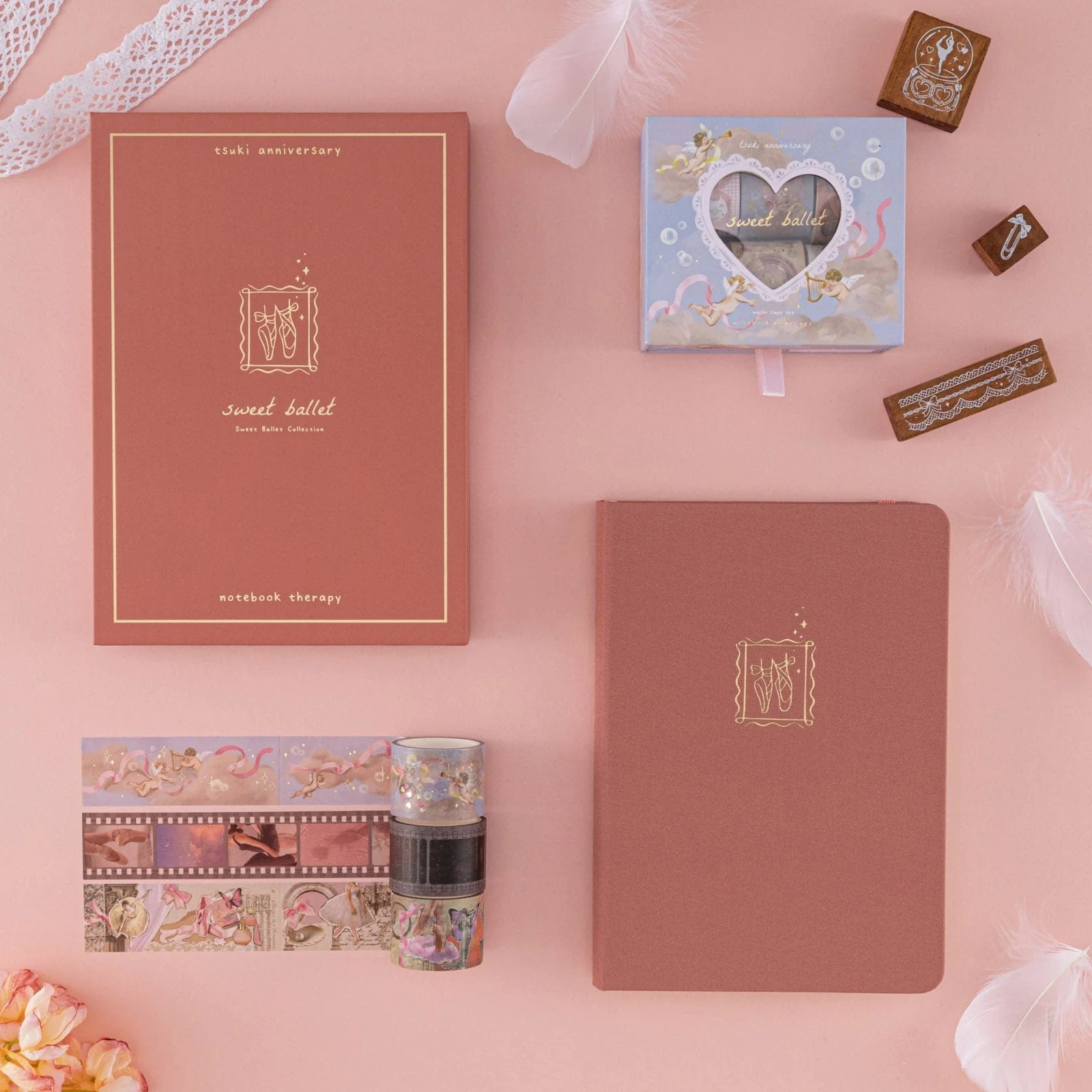 Tsuki ‘Sweet Ballet’ Limited Edition Luxury Bullet Journal ☾ - Image 11