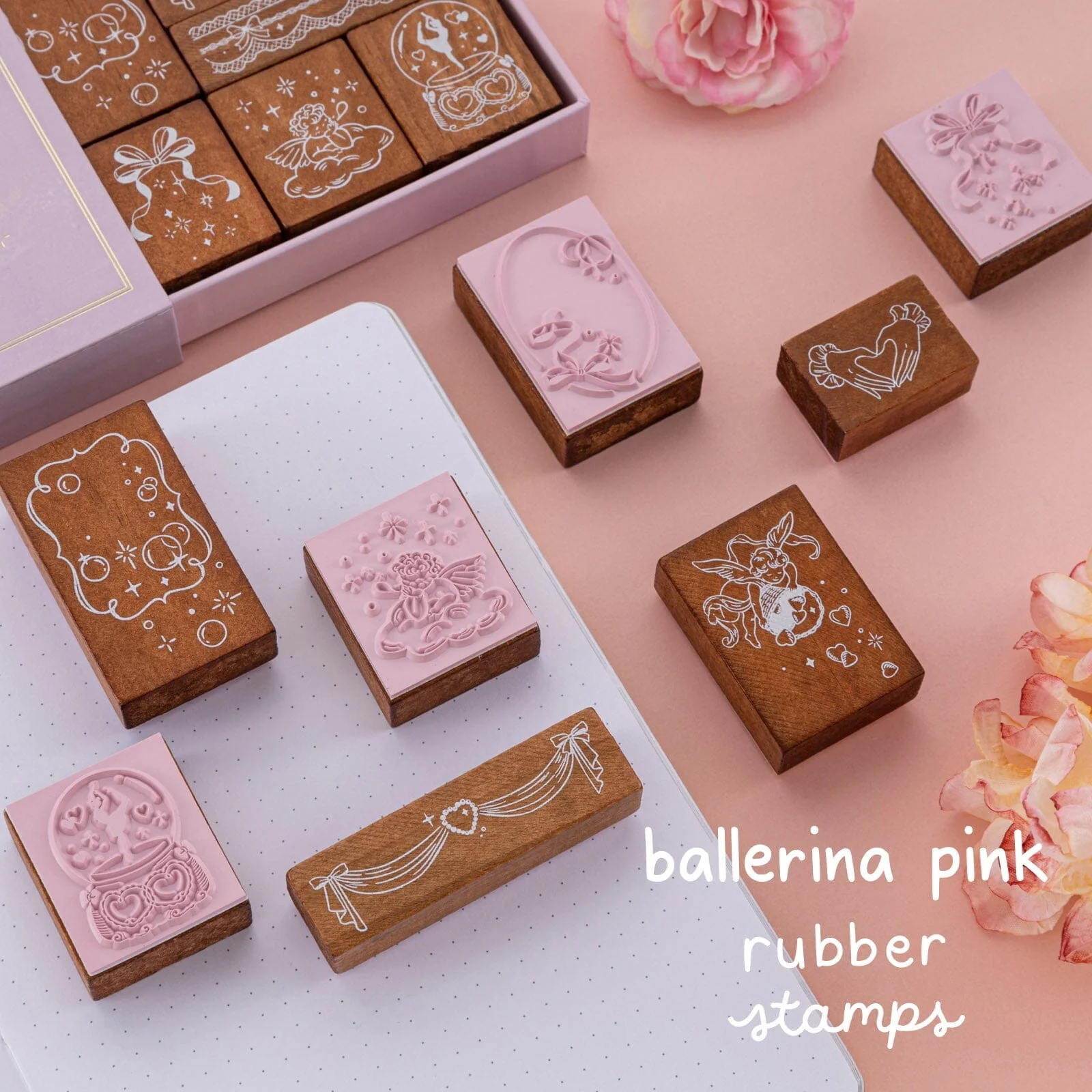Tsuki ‘Sweet Ballet’ Bullet Journal Stamp Set ☾ - Image 6
