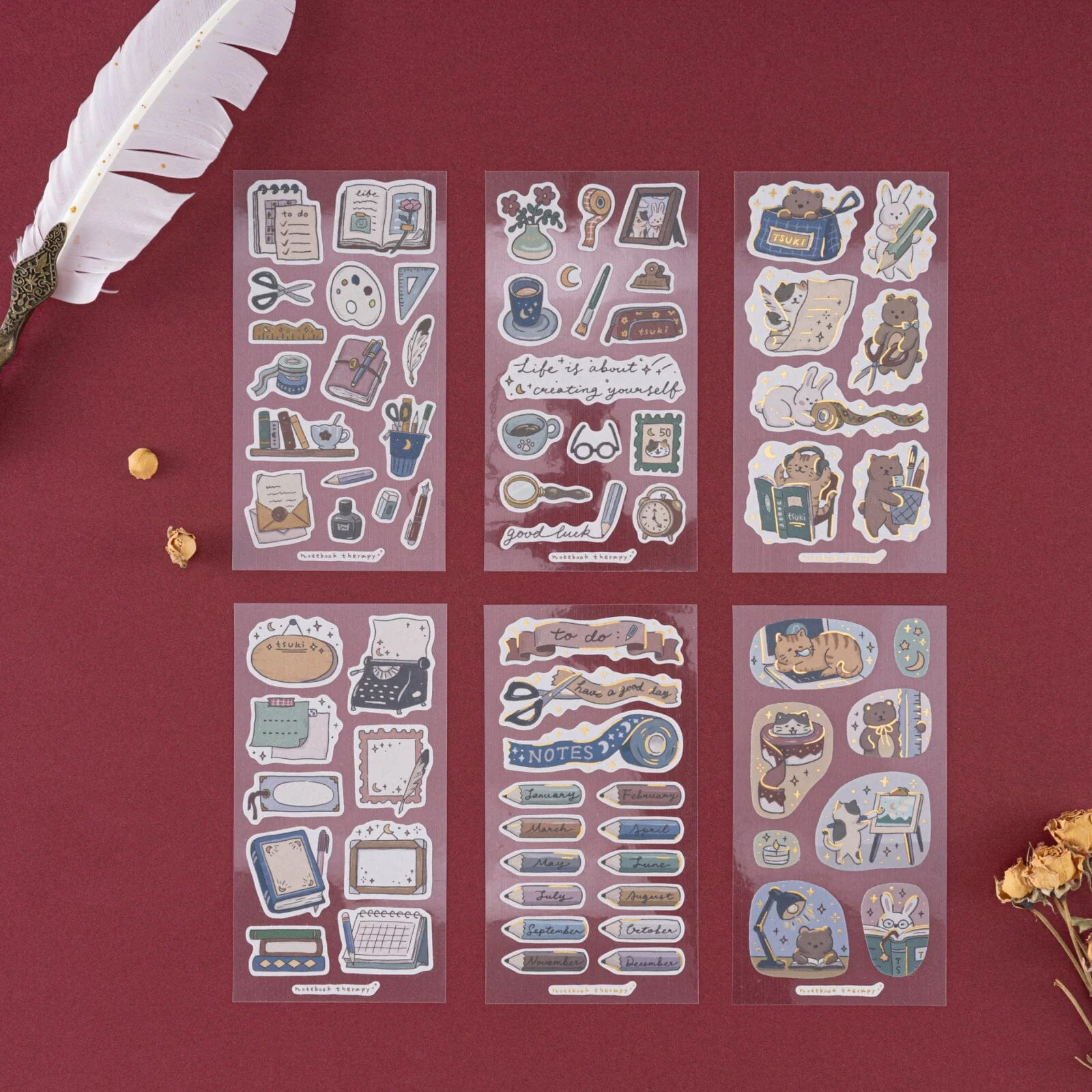 Tsuki ‘Tsuki Studio’ Sticker Set ☾ - Image 8