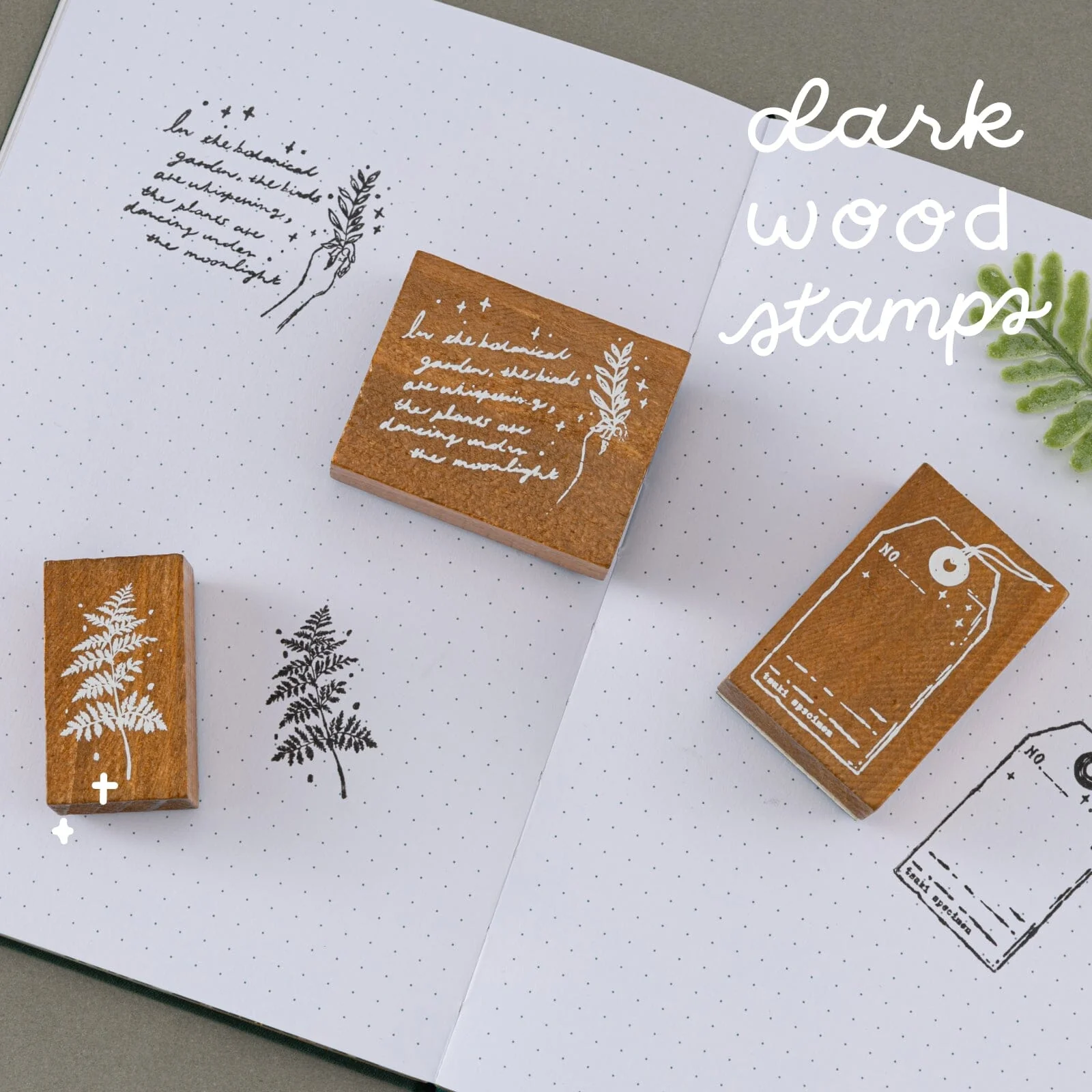 Tsuki ‘Whimsical Botanics’ Bullet Journal Stamp Set ☾ - Image 4