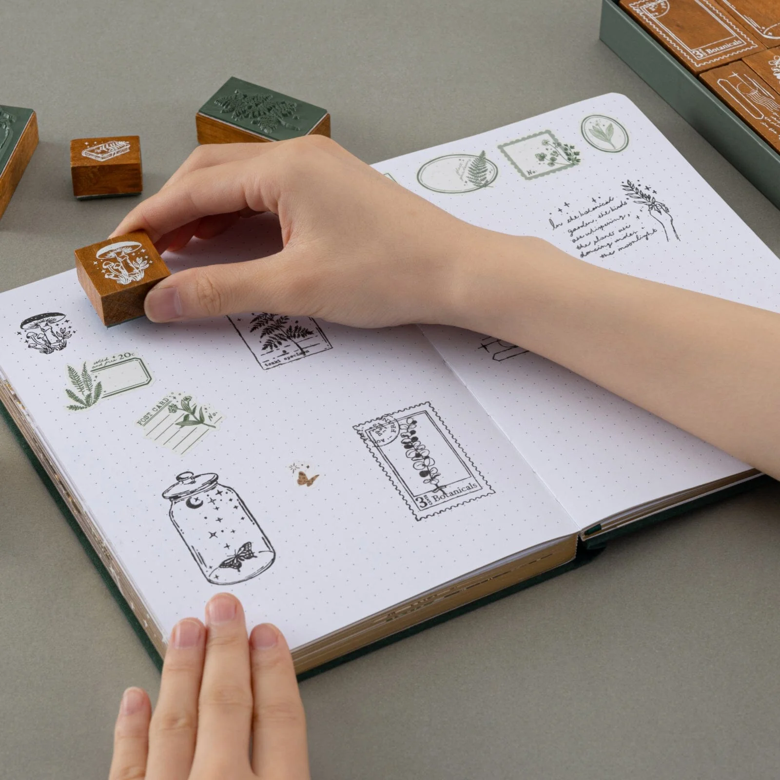 Tsuki ‘Whimsical Botanics’ Bullet Journal Stamp Set ☾ - Image 7