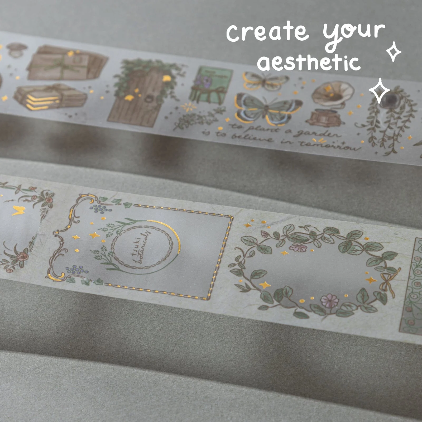 Tsuki ‘Whimsical Botanics’ Washi Tape Set ☾ - Image 13
