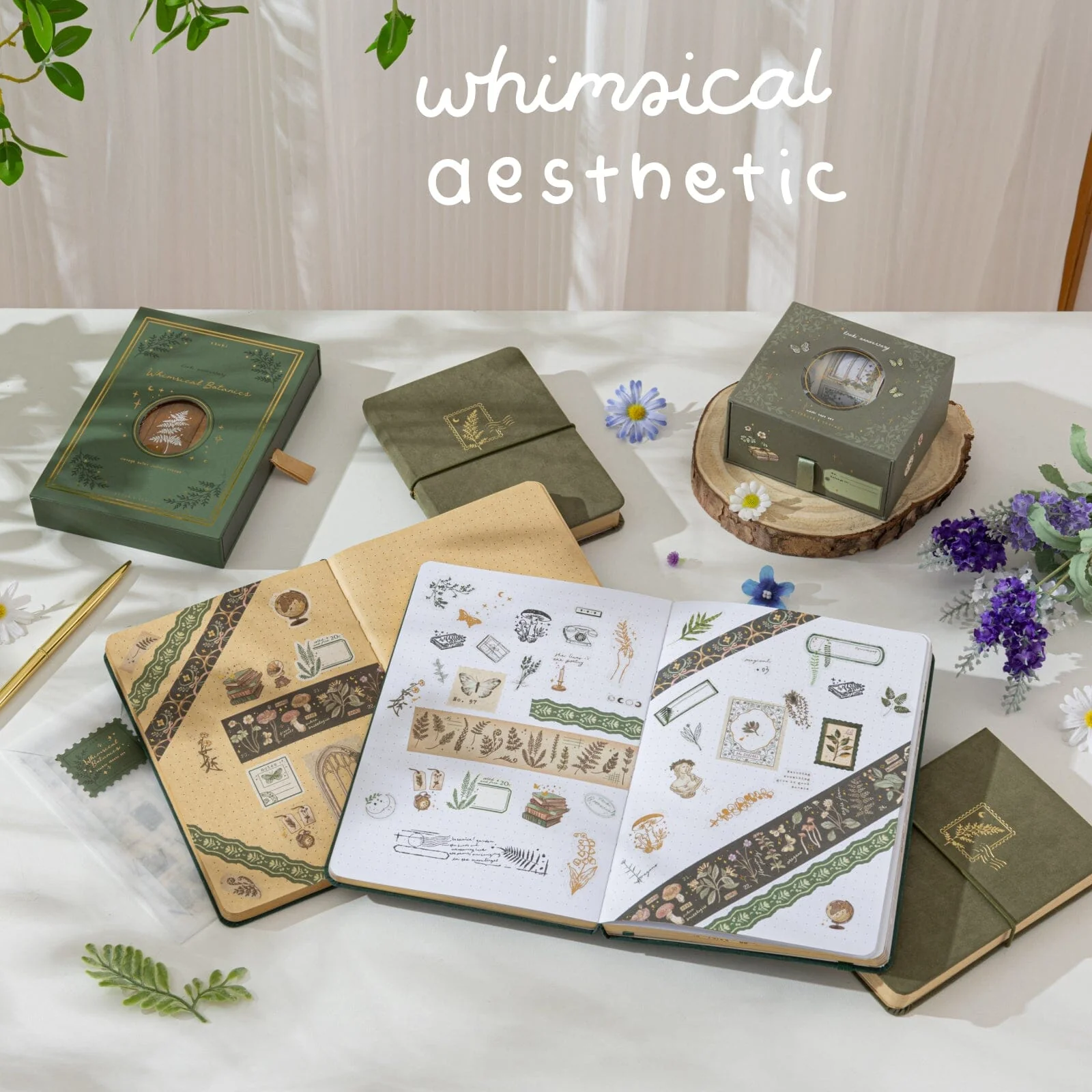 Tsuki ‘Whimsical Botanics’ Washi Tape Set ☾ - Image 18