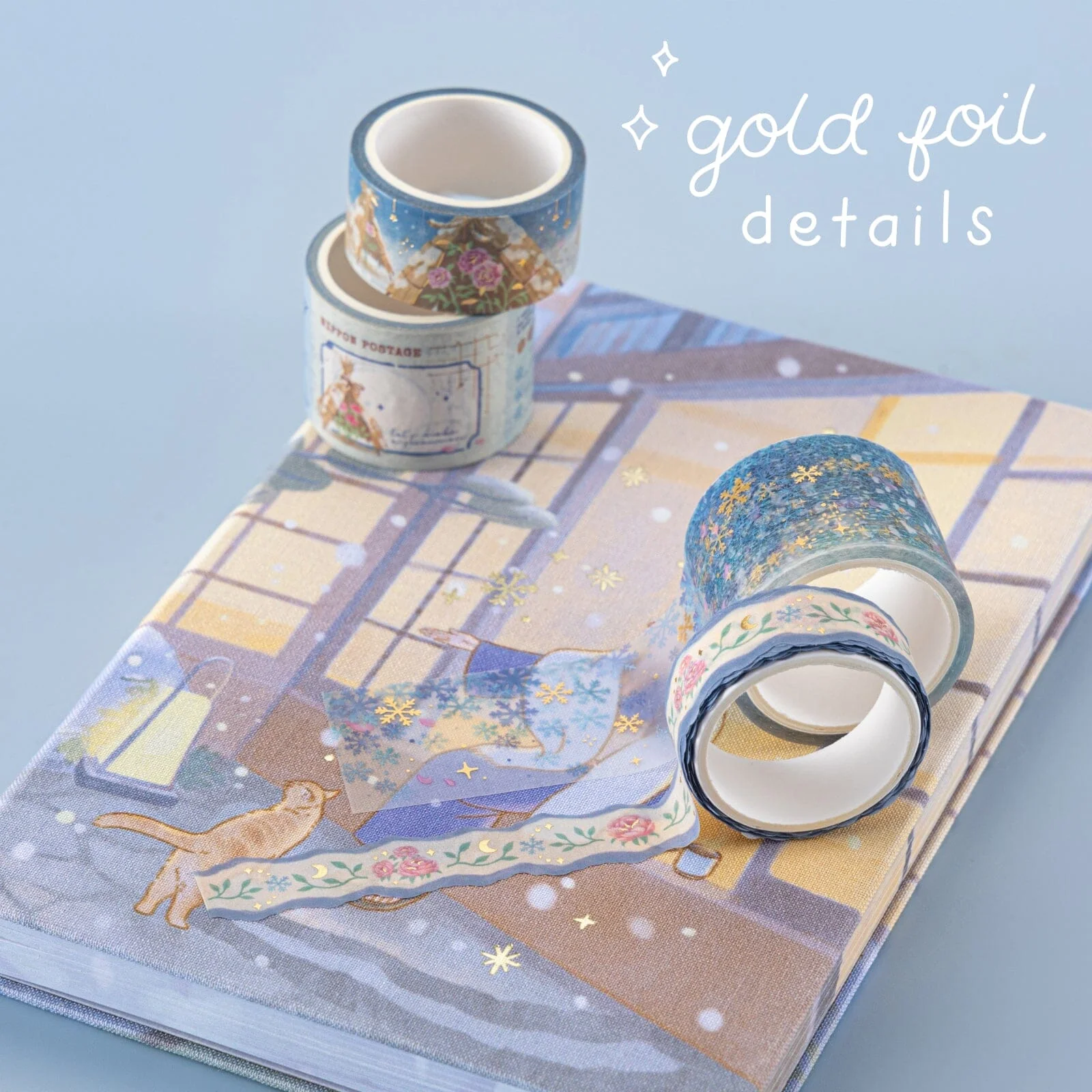 Tsuki ‘Winter Journey’ Washi Tape Set ☾ - Image 11