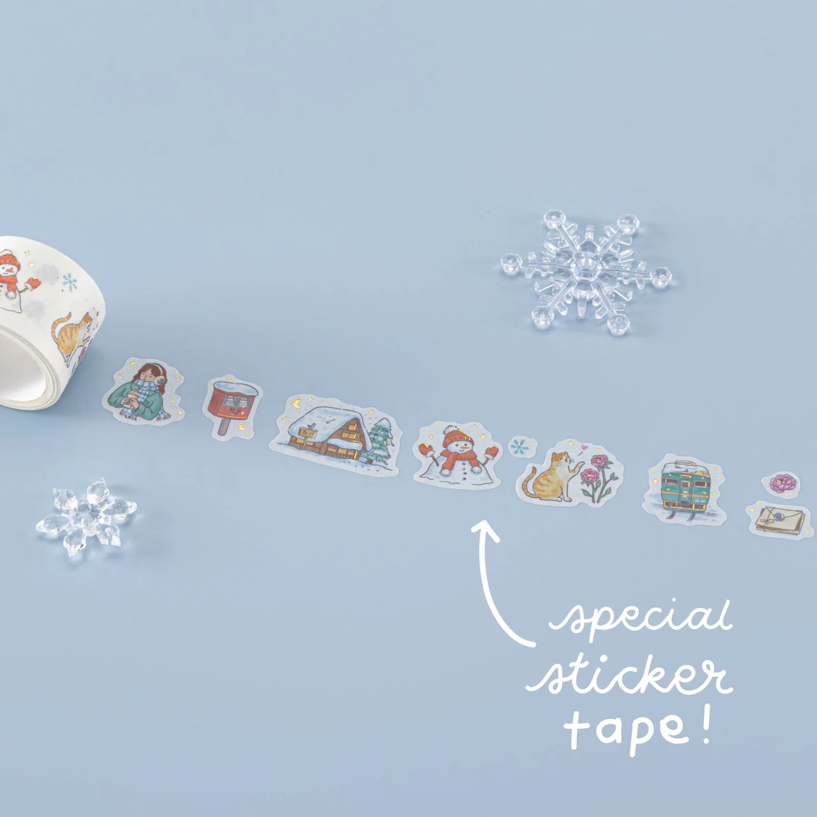 Tsuki ‘Winter Journey’ Washi Tape Set ☾ - Image 14