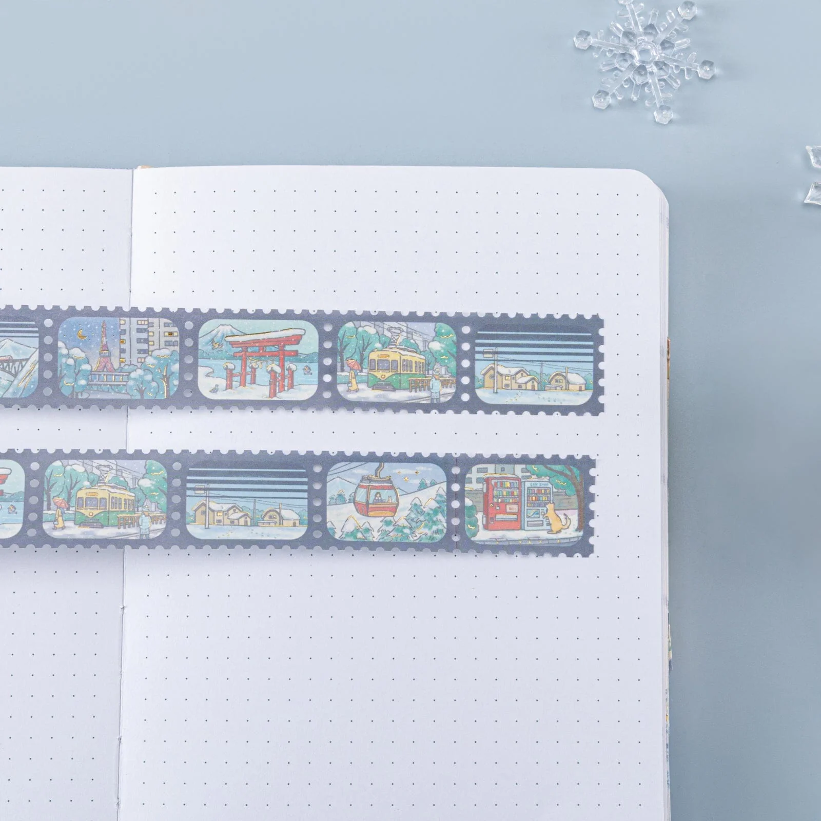 Tsuki ‘Winter Journey’ Washi Tape Set ☾ - Image 16