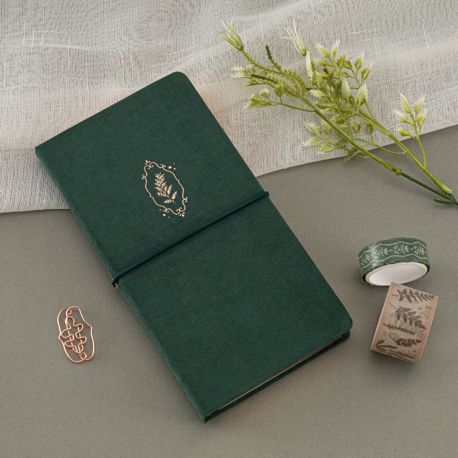 Tsuki ‘Woodland Adventure’ Luxury Travel Notebook ☾ - Image 12